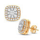 PENDIENTES DE DIAMANTES DE 14K Y 0,50CT
