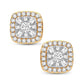 PENDIENTES DE DIAMANTES DE 14K Y 0,50CT
