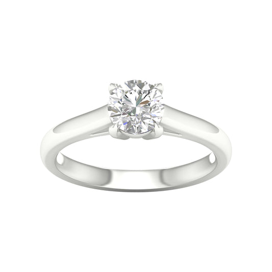 Eternal Brilliance - 14K White Gold 1.00CT Certified Lab Grown Diamond Ring