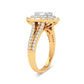 Vision in Gold - 14K 0.75 CT Diamond Engagement Ring