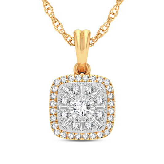 14K 0.25ct Diamond Pendant