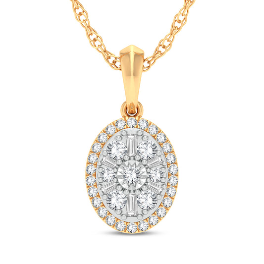 14K 0.25ct Diamond Pendant