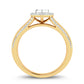 Heart's Whisper - 10K Yellow Gold 0.15 CTW Diamond Ring