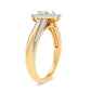 Heart's Whisper - 10K Yellow Gold 0.15 CTW Diamond Ring