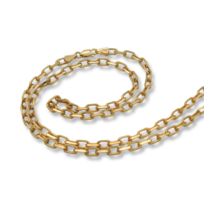 14K Yellow Gold 4.5mm Paperclip Necklace