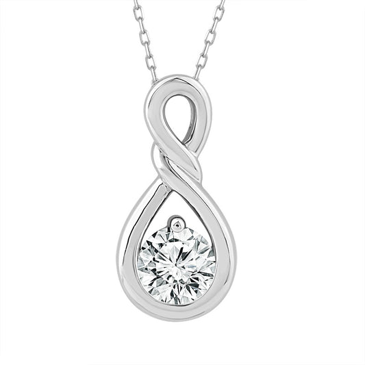 Diamond Fashion Pendant 0.50 ct tw 14k White Gold