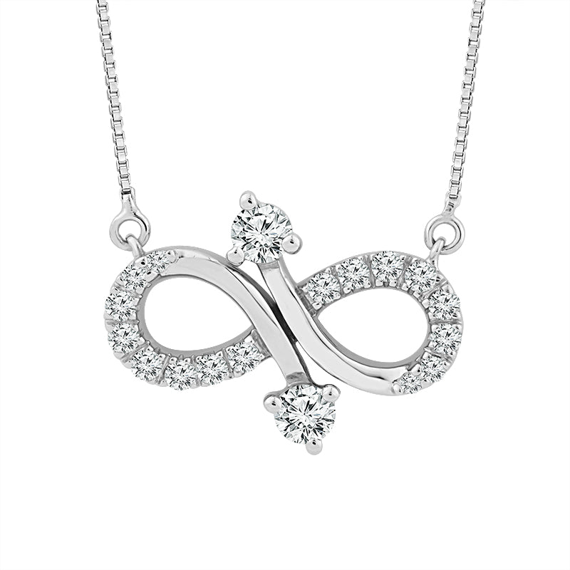 Diamond Fashion Pendant 0.33 ct tw 10k White Gold